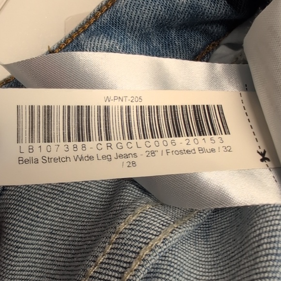 Quince Bella Stretch Wide Leg Jeans Size 32 NWT - Picture 7 of 7